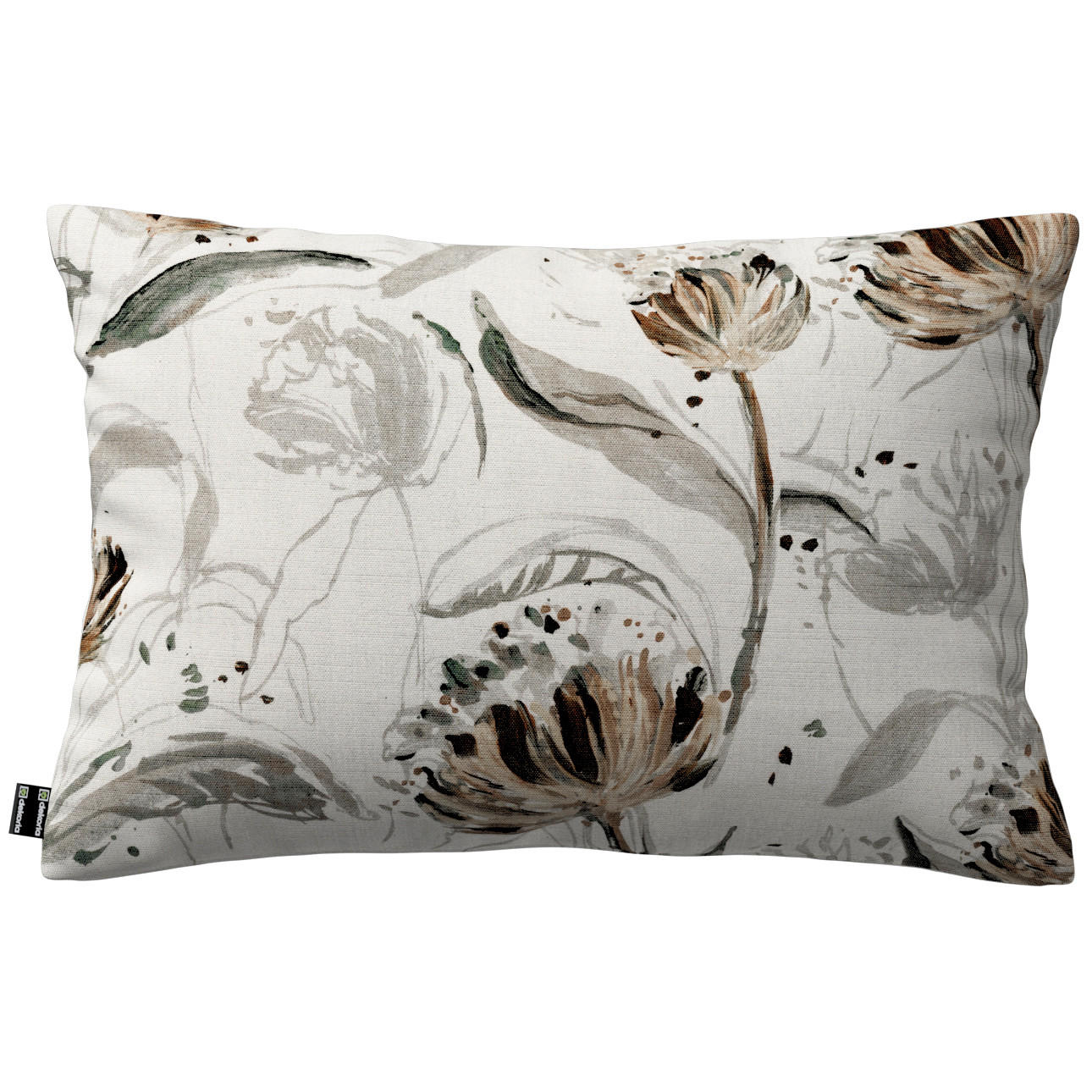 KISSENHÜLLE Botanic beige, 47x28 cm - Greige, Textil (47/28cm) - Dekoria