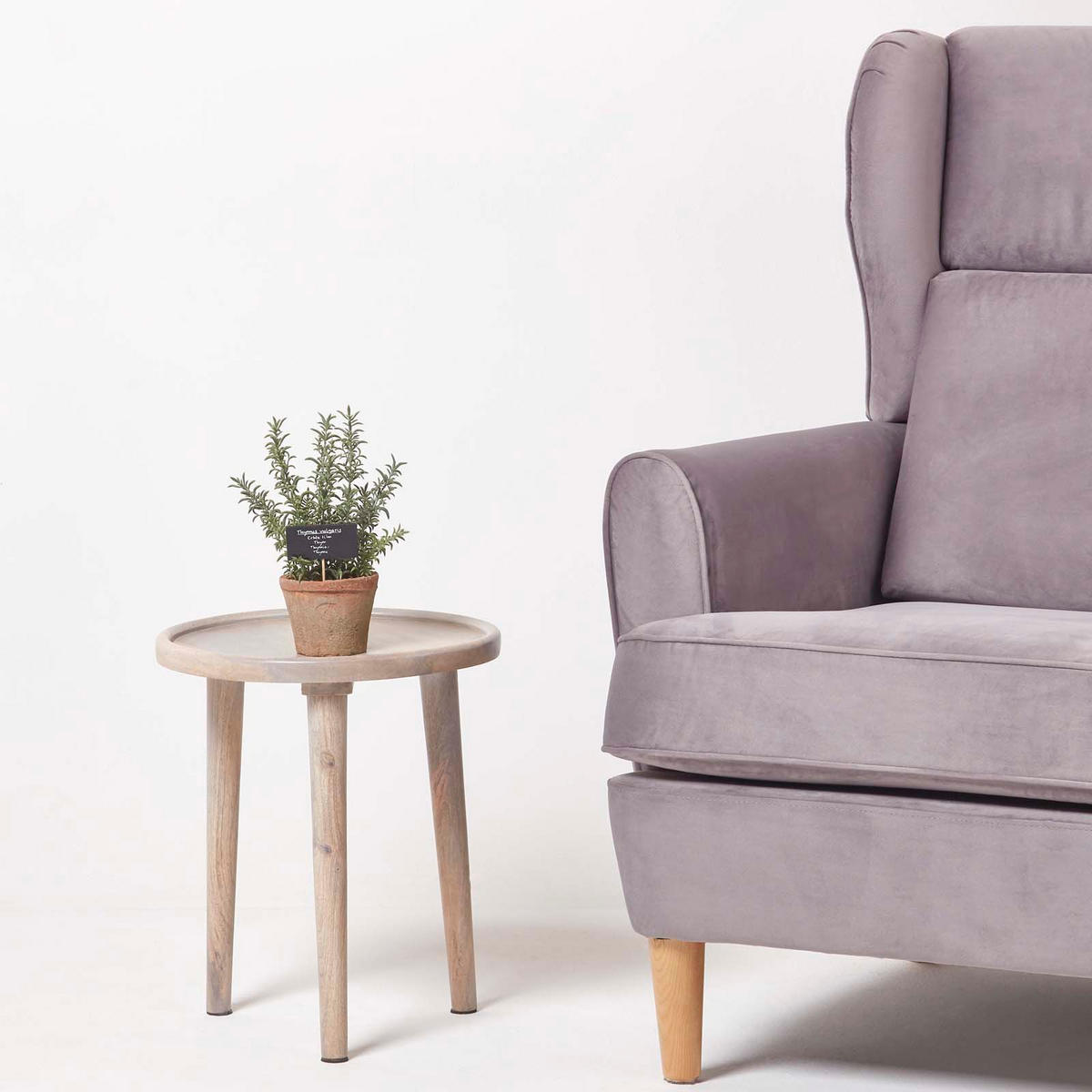 KUNSTPFLANZE Thymian im Terrakotta-Topf, 16 cm - Grün, Kunststoff (16cm) - Homescapes