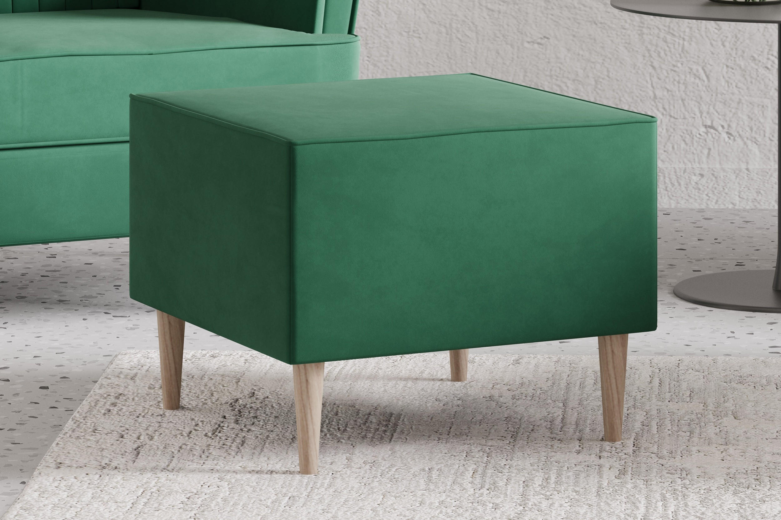 Thumbnail - Möblo Ohrensessel, Grün, Holzwerkstoff, 1-Sitzer, 83x103x95 cm, Wohnzimmer, Sessel, Ohrensessel