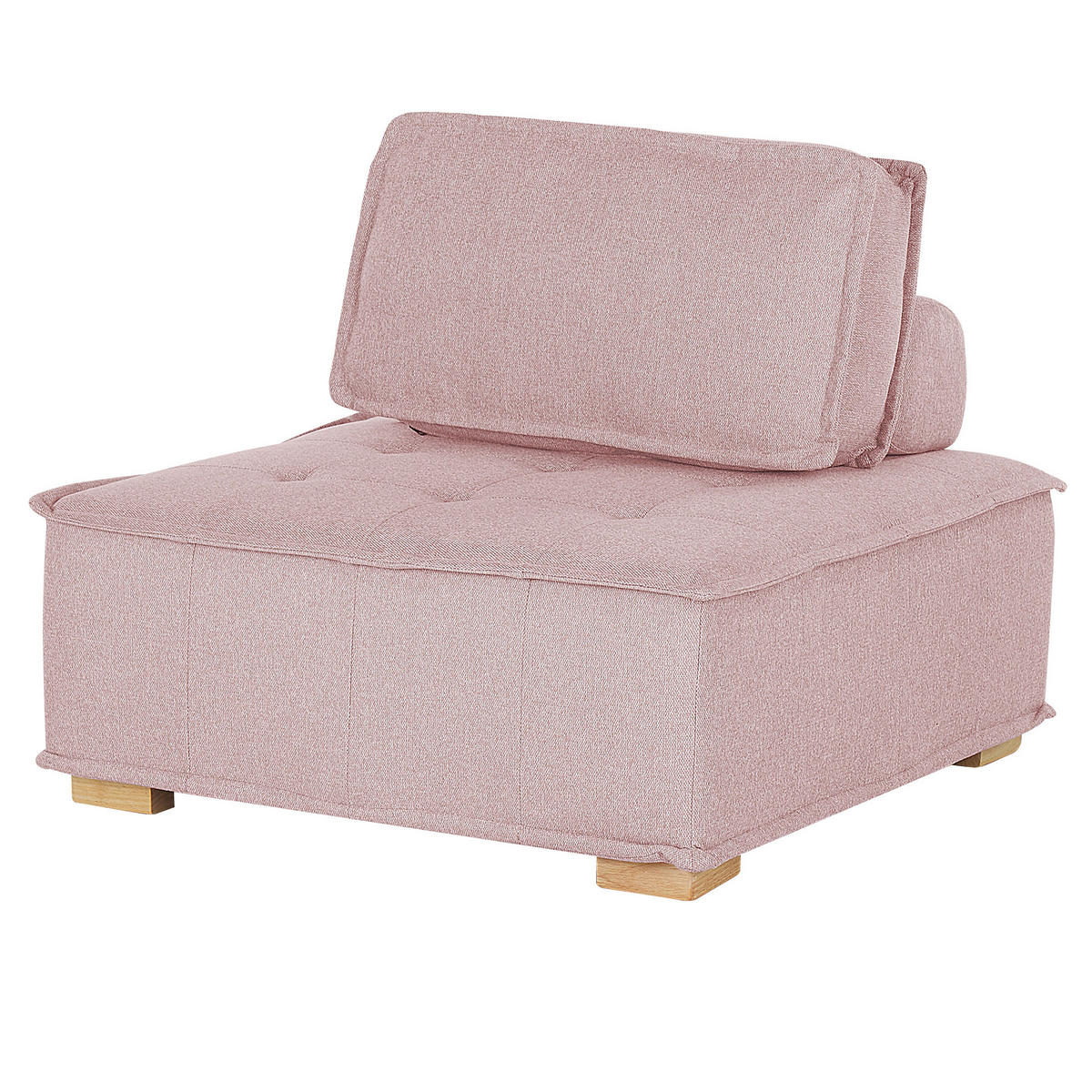 4-SITZER SOFA SET Polsterbezug Rosa Tibro - Pink, Textil (200/40/100cm) - Beliani