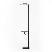 LED STEHLAMPE Evvin 34/28/174 cm - Schwarz, Kunststoff/Metall (34/28/174cm) - ZMH