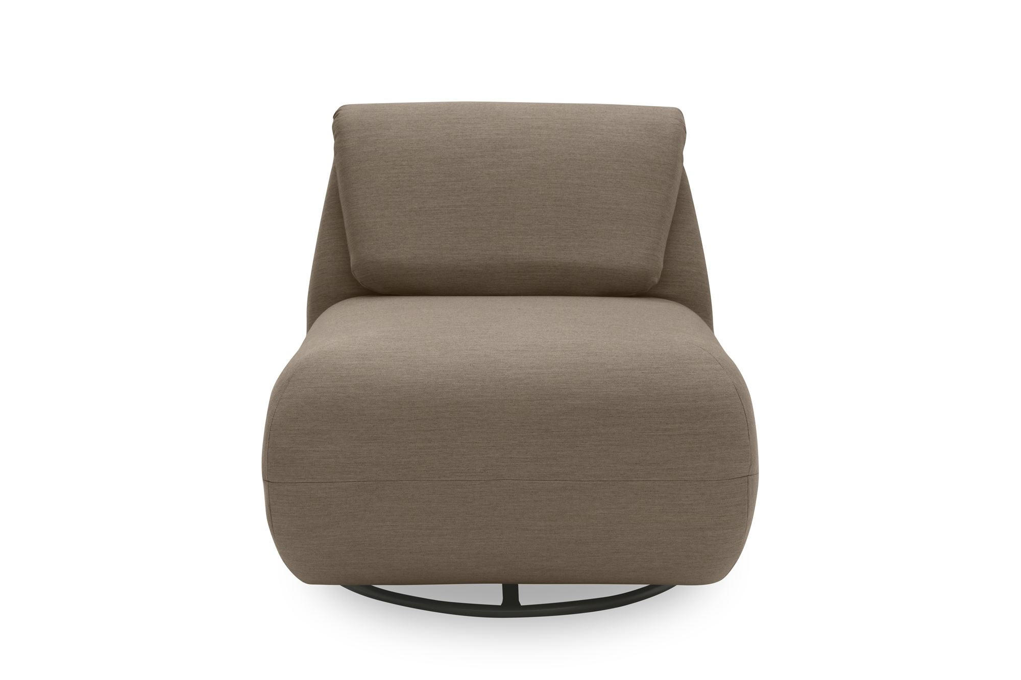 GARTENLOUNGE-RELAXSESSEL 2 Branwen 68x67x88 mit Outdoorbezug in braun - Braun, Kunststoff (68/67/88cm) - 58aufmkessel