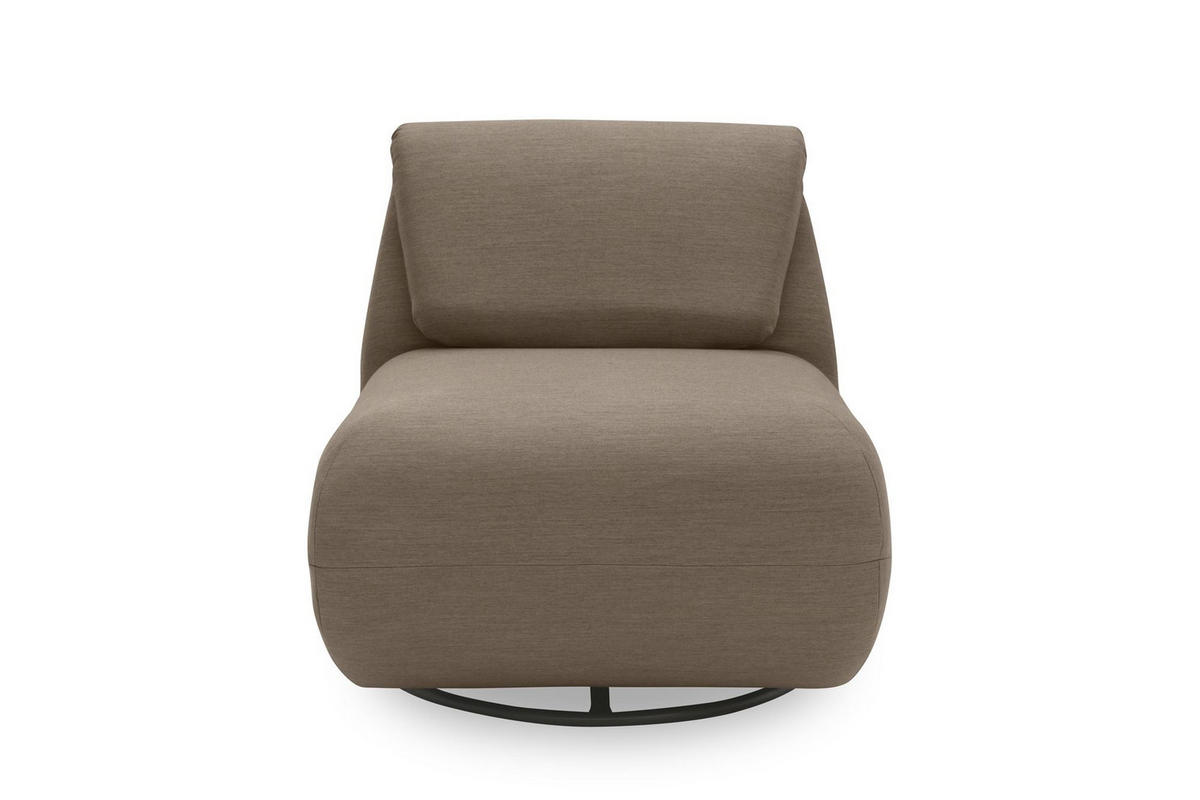 GARTENLOUNGE-RELAXSESSEL 2 Branwen 68x67x88 mit Outdoorbezug in braun - Braun, Kunststoff (68/67/88cm) - 58aufmkessel