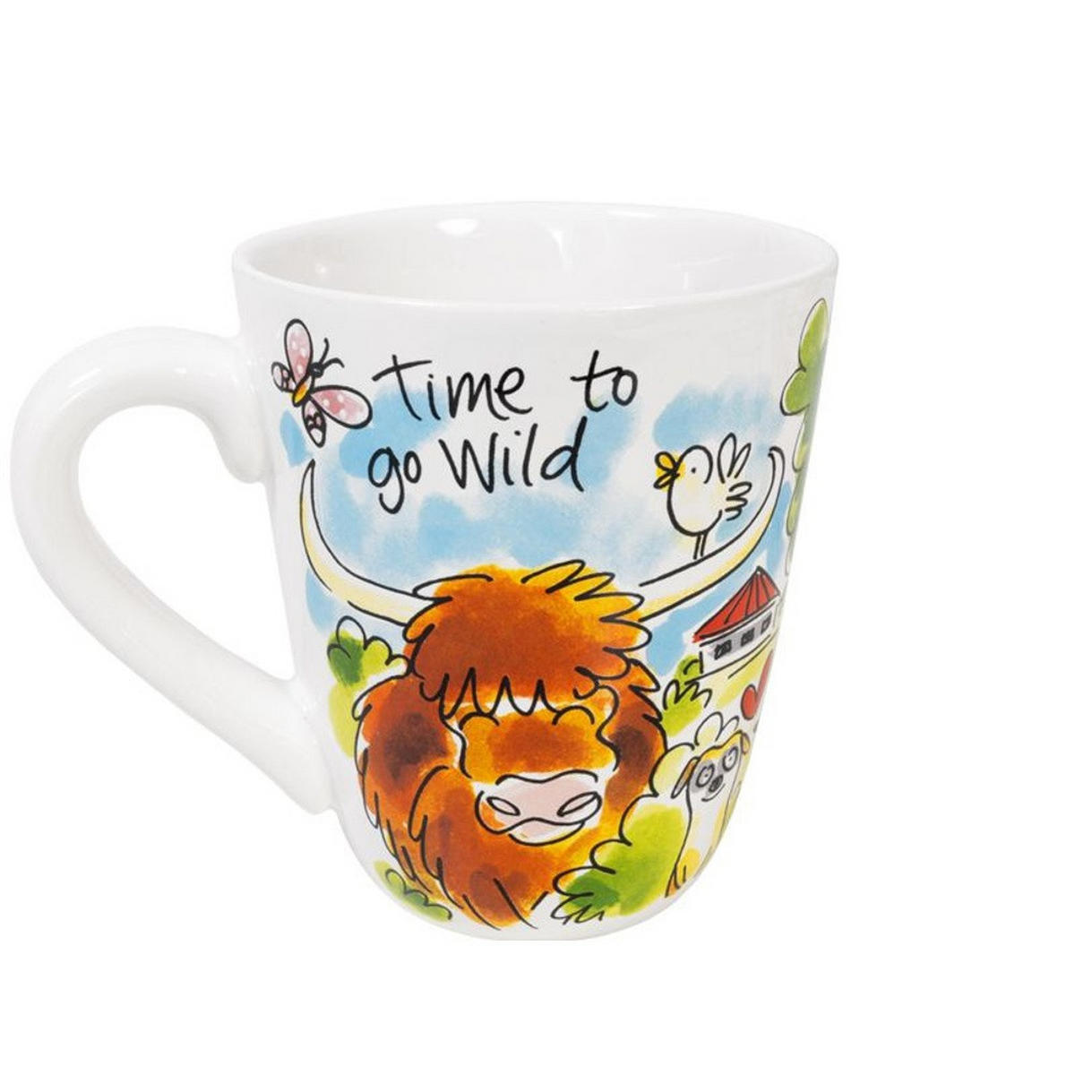 BECHER Go Wild Beekse Bergen in Bunt - 350 ml - Multicolor, Keramik (0.35L) - Blond Amsterdam