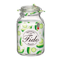 WECK-GLAS Weckglas Fido 14 x 14 cm / 3 Liter - Transparent, Glas (14/25/14cm) - Bormioli Rocco