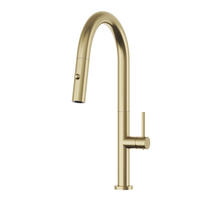 KÜCHENARMATUR Livia Gebürstetes Gold - Goldfarben, Metall (24/43/24cm) - Granitan