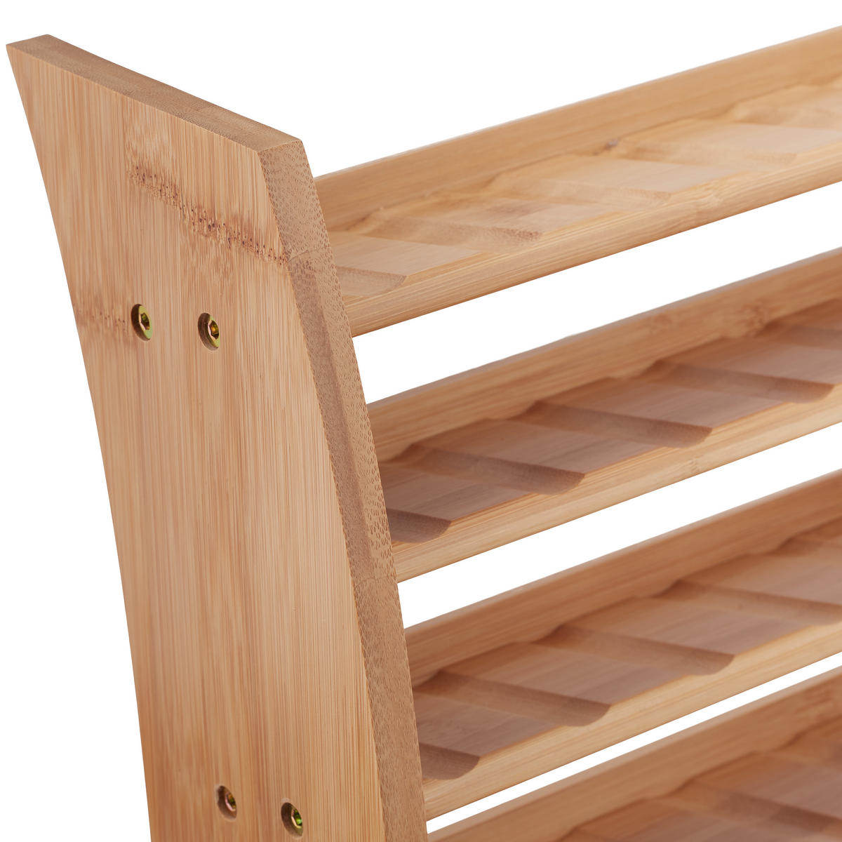 GEWÜRZREGAL - Hellbraun, Holz (40.5/36/16cm) - Relaxdays