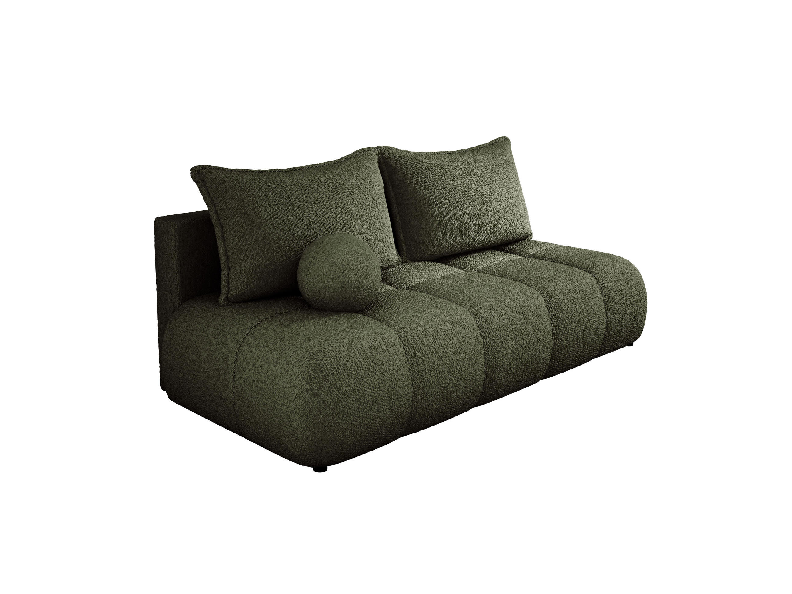 DomoHome Sofa Waldgrün 205x97x105 cm