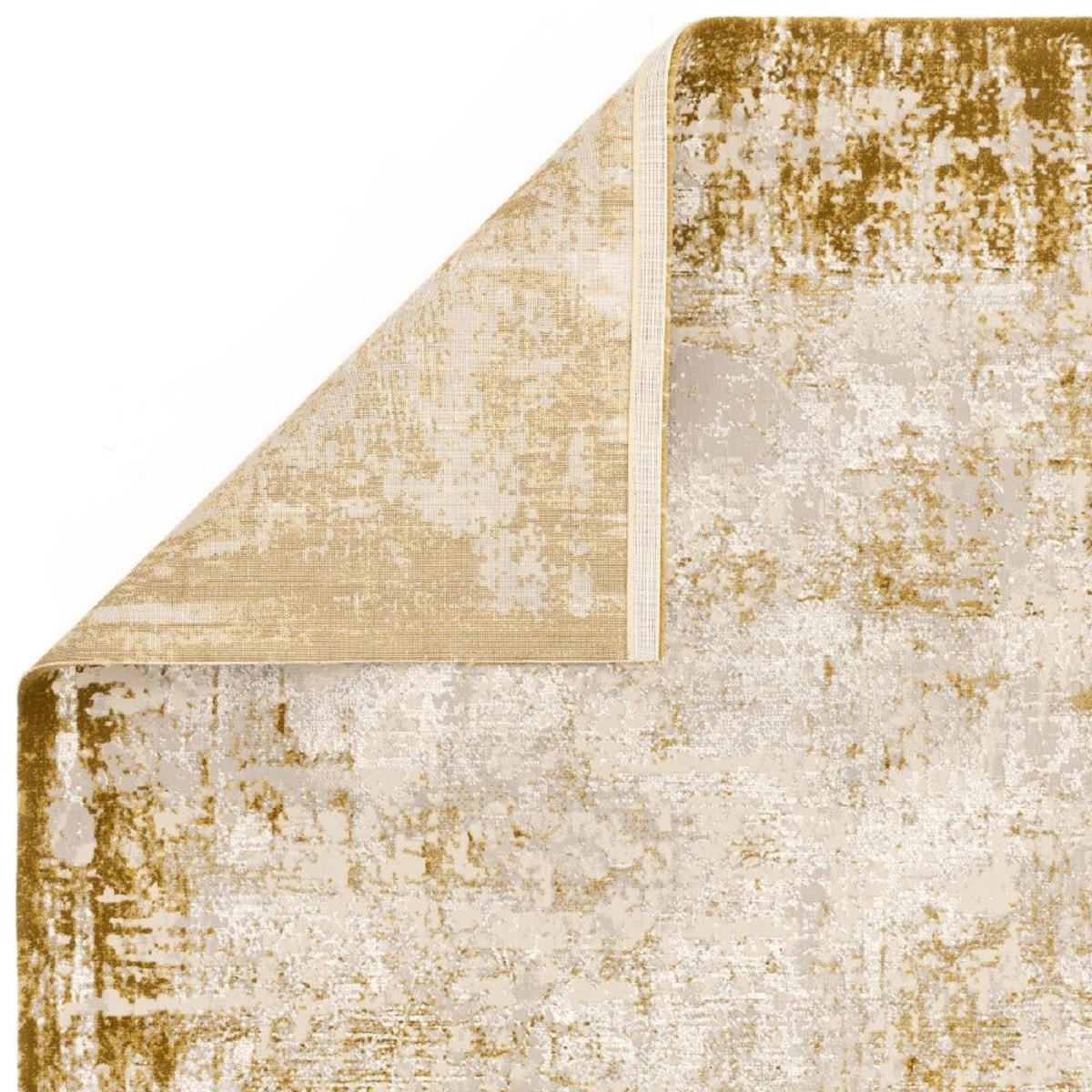 TEPPICH Moderner für Wohn- und Schlafzimmer ZUKA Gelb 120 x 170 cm - Gelb, Textil (120/170cm) - Novatrend