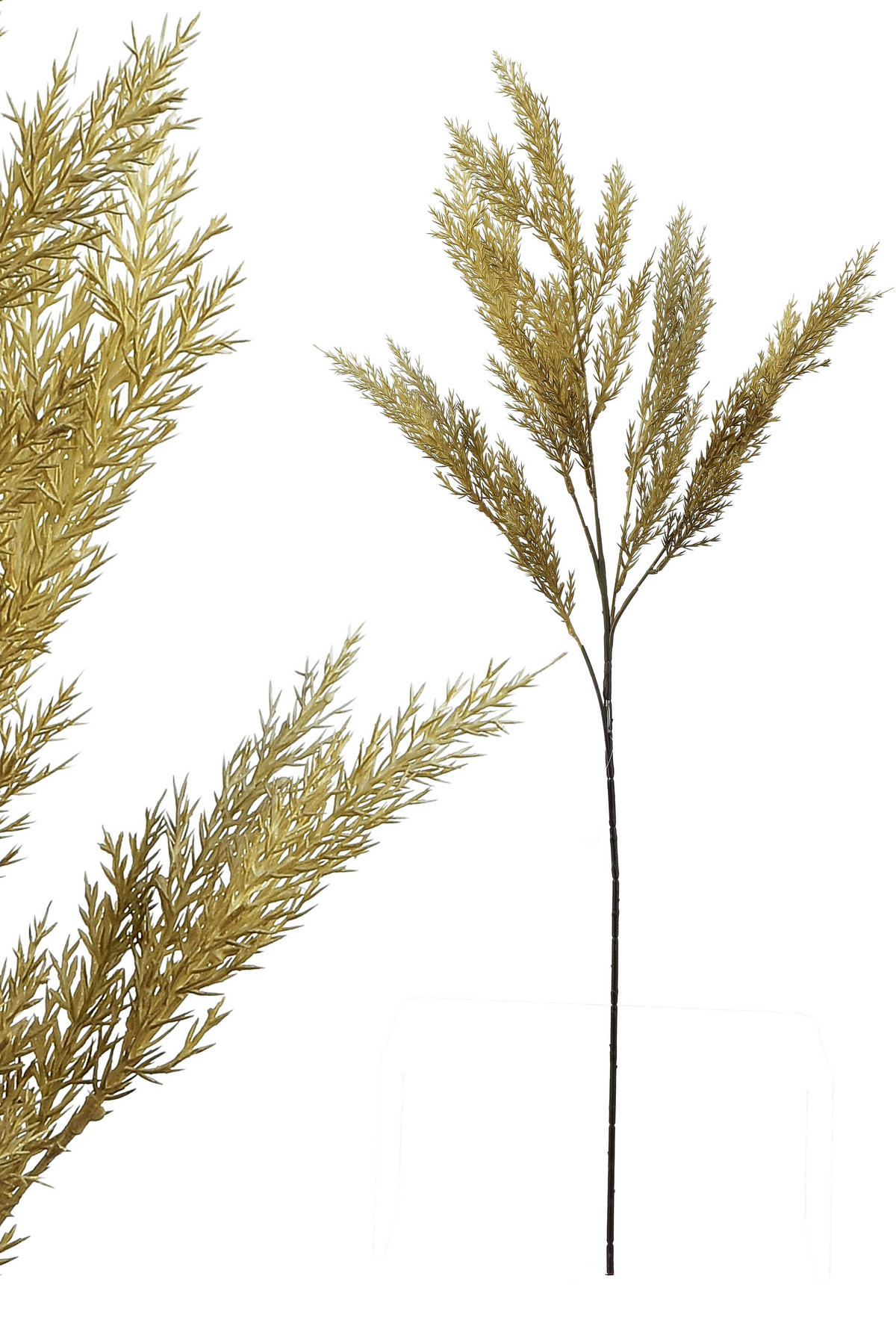 UMĚLÁ DEKORAČNÍ VĚTEV, plast - hnědá, plast (80cm) - Mondex