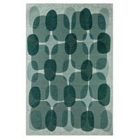 TEPPICH Cafe Green Eggs 170/240 cm - Blau, Textil (170/240cm) - Lola&Moi