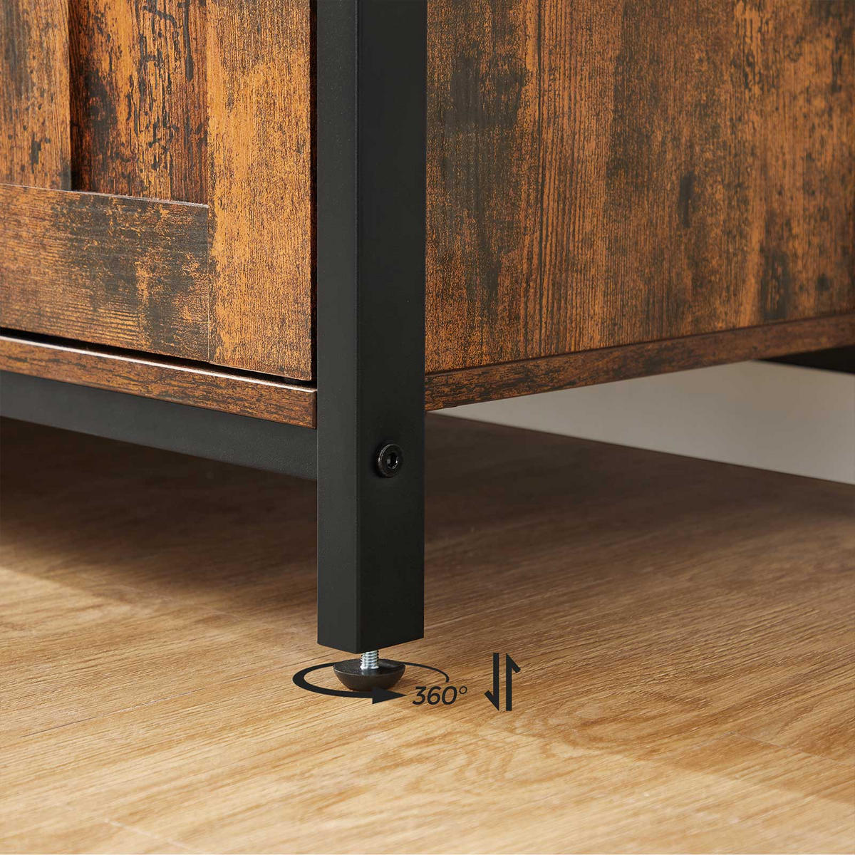 SIDEBOARD - Braun, Holzwerkstoff (35/82/100cm) - Hansiro