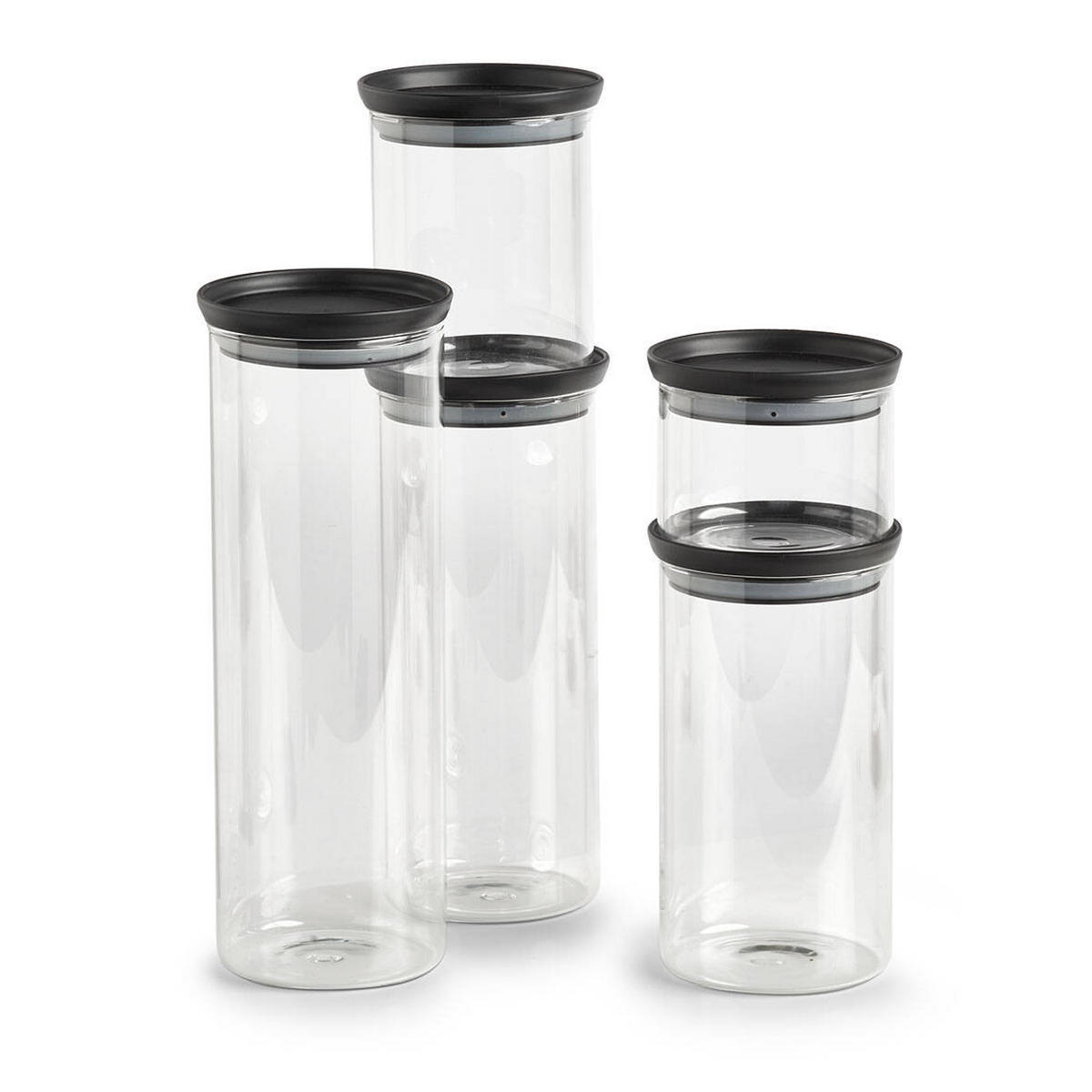 GLASBEHÄLTER 350 ml - Transparent, Glas (10.3/8.1/10.3cm)