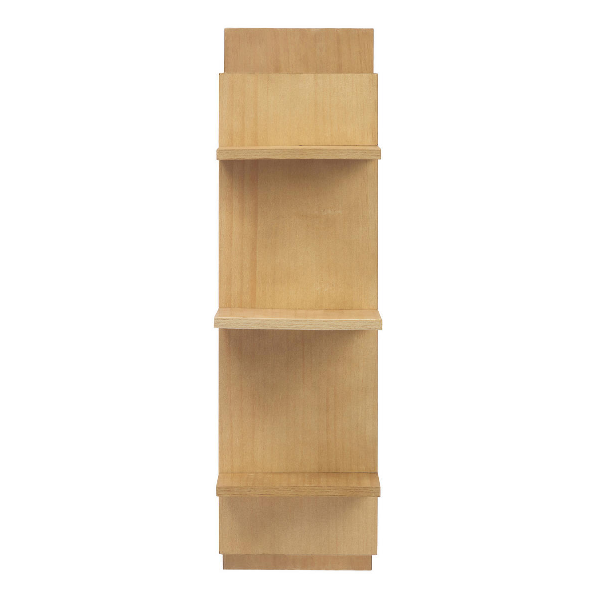 FURNIERTES TASSENREGAL - Tanne - Braun, Holzwerkstoff (73/73/20cm) - home24