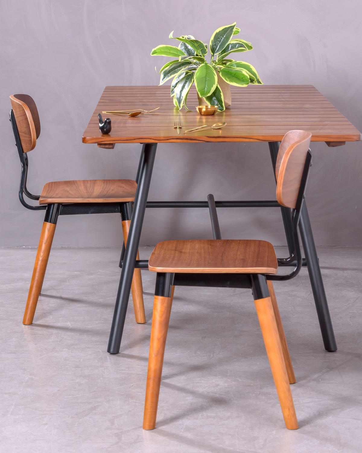 TISCH Rechteckig Teakfarben 91/180/77 cm - Teakfarben, Holz (91/180/77cm) - Nest Dream