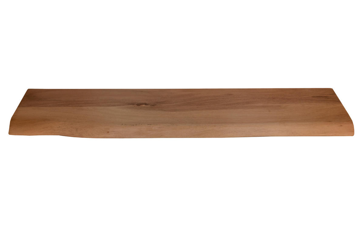 WANDREGAL AMANDA - Braun/Akaziefarben, Holz (80/3/20cm) - SAM