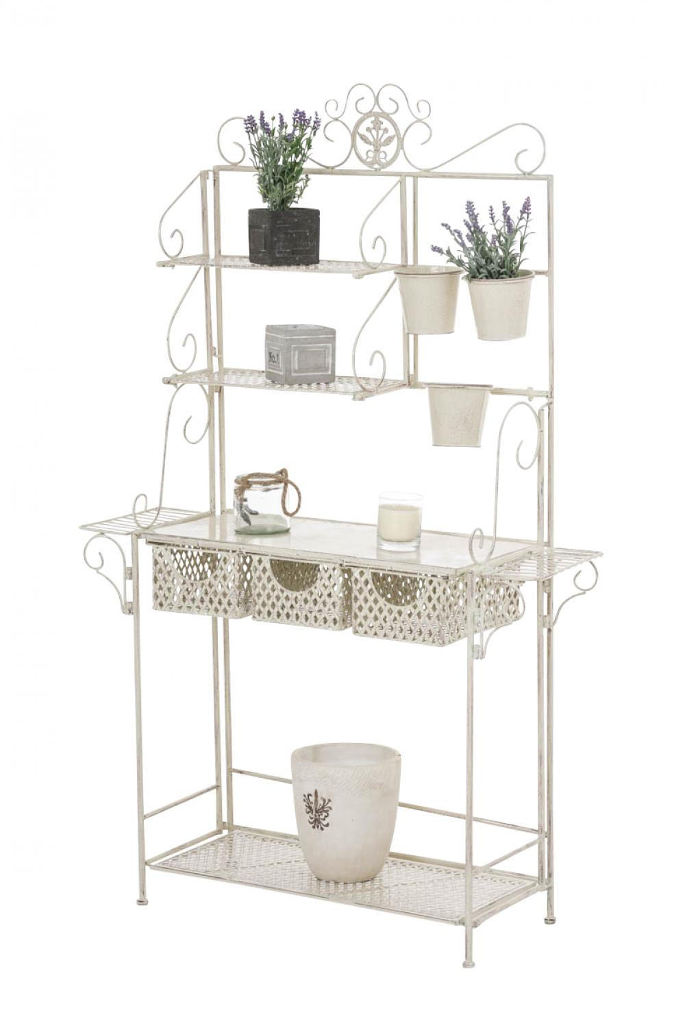 STANDREGAL Metall Antik-Creme - Creme, Metall (94/149/30cm) - CLP