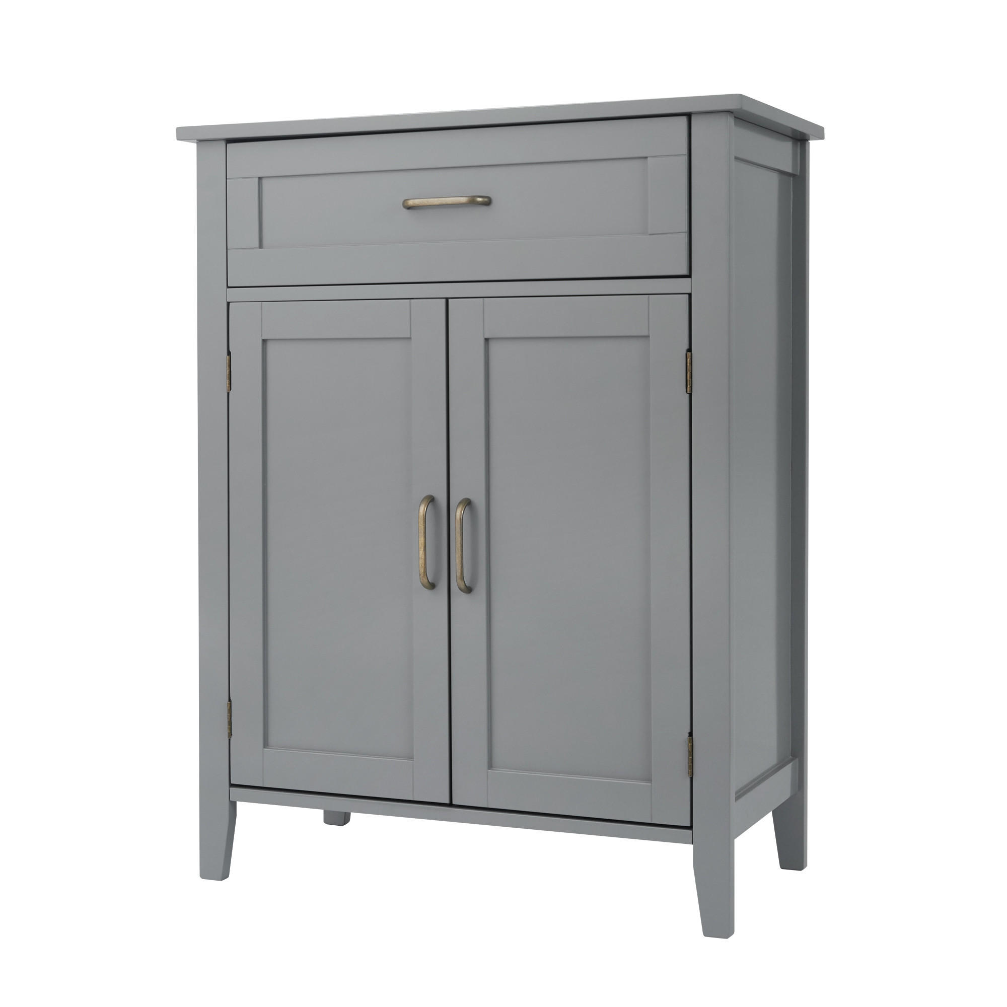 MIDISCHRANK Grau - Grau, Holzwerkstoff (33/85.7/85.7cm) - Teamson Home