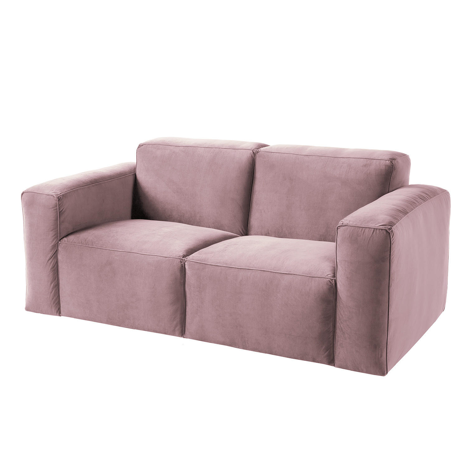 2-SITZER SOFA - Mauve, Textil (190/75/96cm) - home24