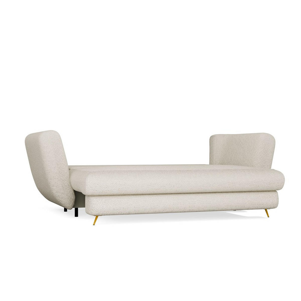 CANAPEÁ Bej, Aur 248/99/104 - bej, compozit lemnos (248/99/104cm) - RAUMHIRSCH FURNITURE