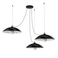 HÄNGELEUCHTE Dream X3 - Schwarz, Metall (40/40/9cm) - Lumicom