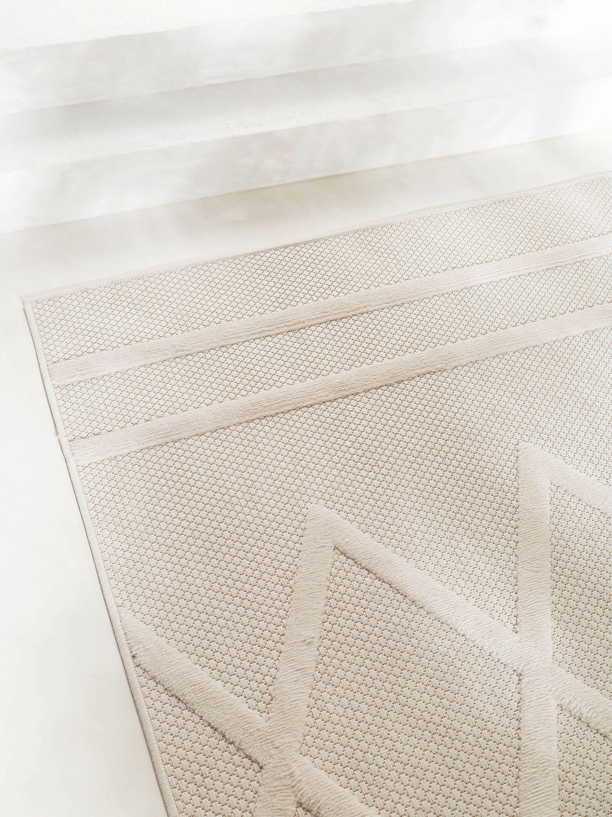 OUTDOORTEPPICH Bonte Cream 120x170 cm - Creme, Textil (120/170cm) - benuta Nest