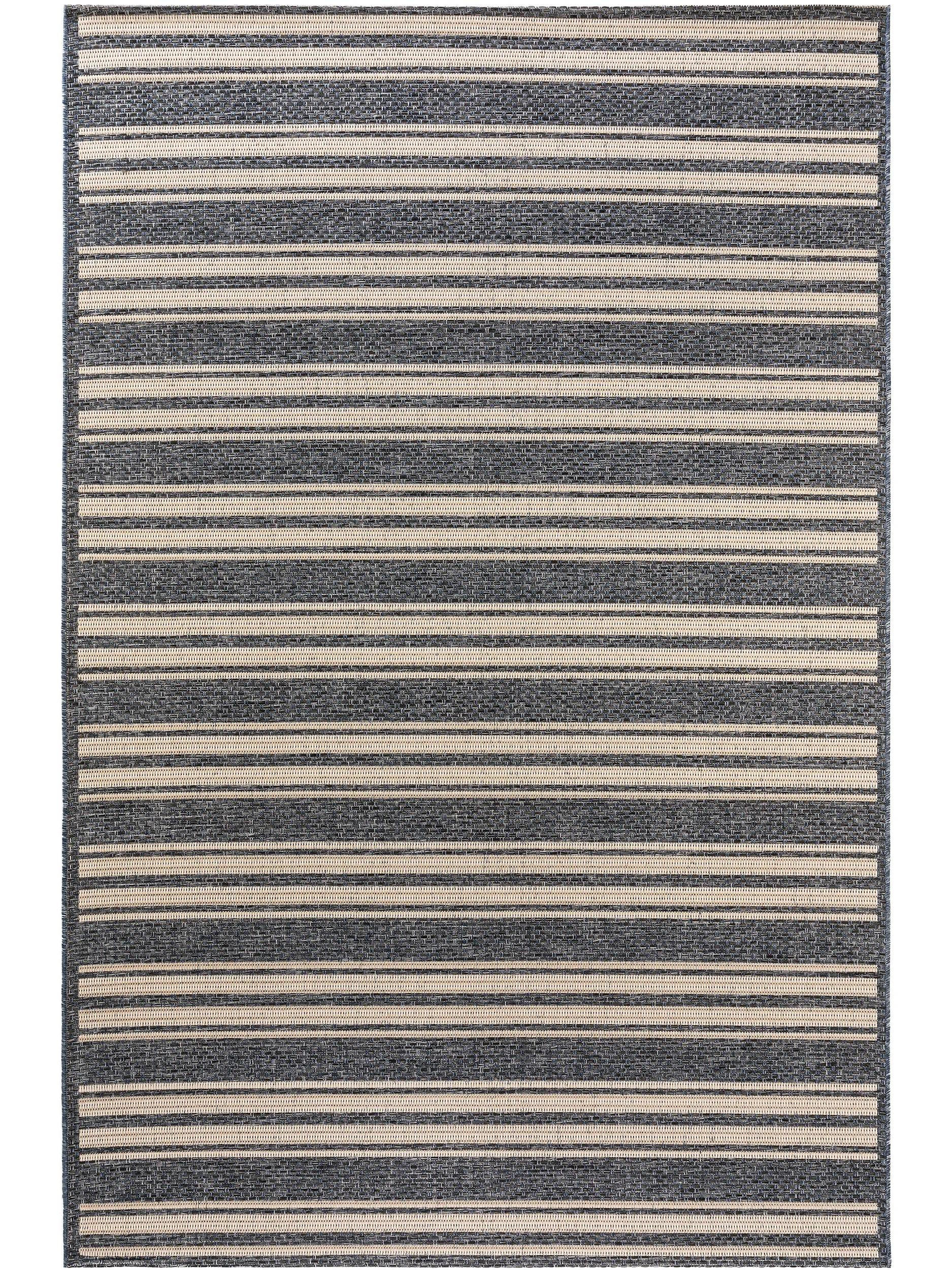 OUTDOORTEPPICH River Beige/Blau 133x190 cm - Beige, Textil (133/190cm) - benuta Nest