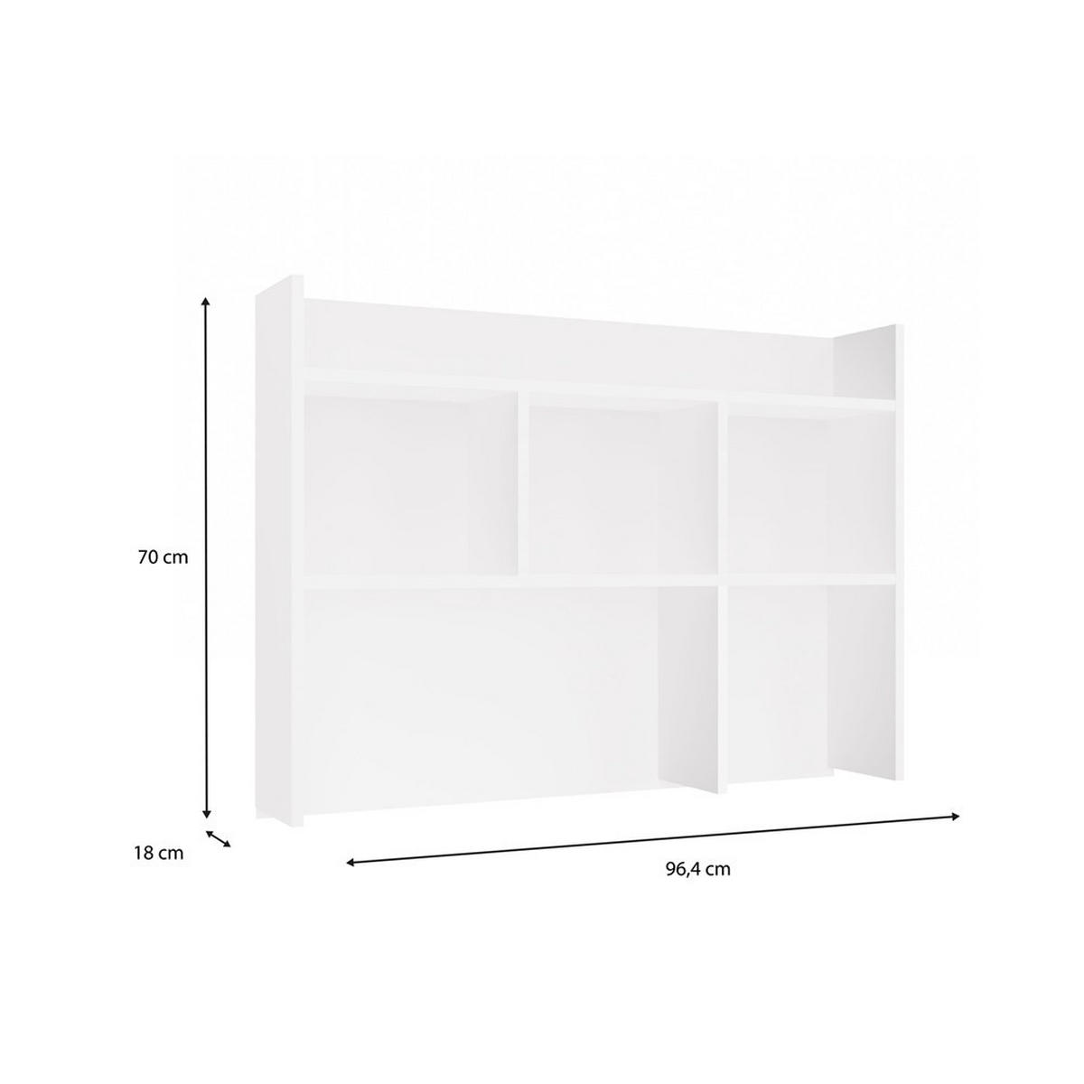 RAFT pentru masă de birou Alb 96/70/18 - alb, compozit lemnos (96/70/18cm) - RAUMHIRSCH FURNITURE