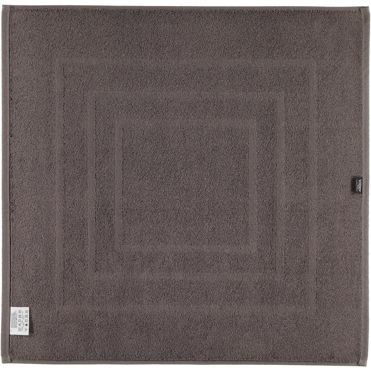 BADEMATTEN FEELING SLATE GREY - 7420 - Grau, Textil (60/60cm) - Vossen