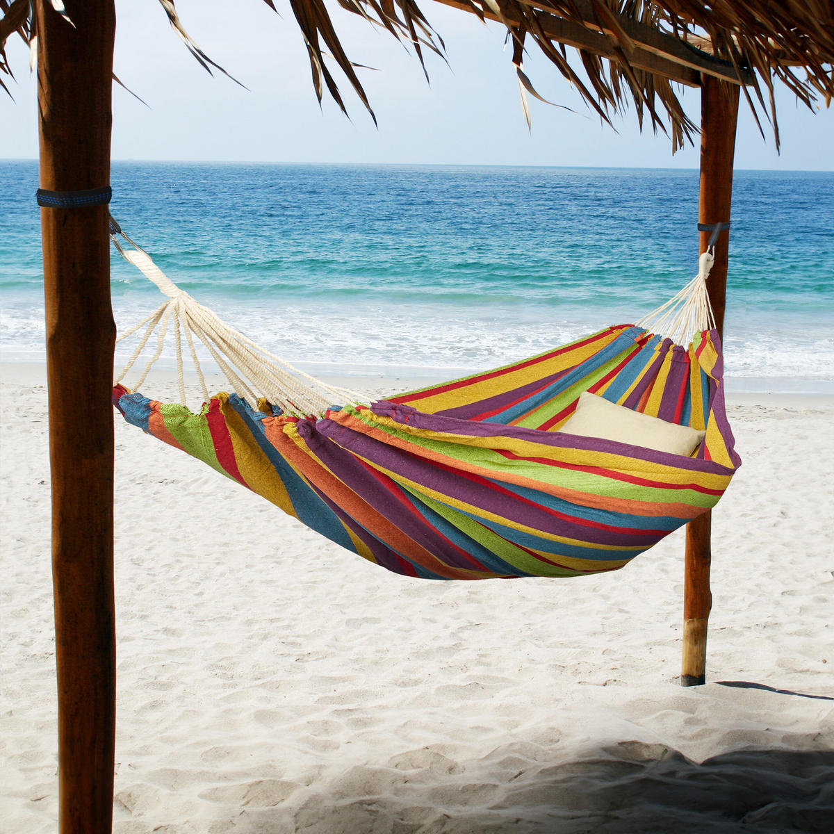 HÄNGEMATTE - Multicolor, Textil (150/2.5/250cm) - Relaxdays