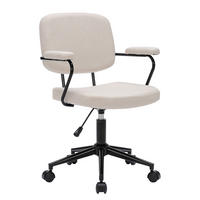 BÜRODREHSTUHL - Beige, Textil/Metall (61/84/59cm) - home24