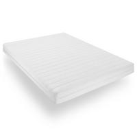 KALTSCHAUMMATRATZE 70x200 cm, H3 Höhe 15cm 7-Zonen mit waschbarem Bezug - Weiß, Textil (70/200cm) - Sleepneo