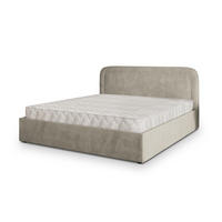 POLSTERBETT BENIRA K 180x200 cm mit Bettkästen - Beige - Beige, Holz (180/200cm) - MASSENO