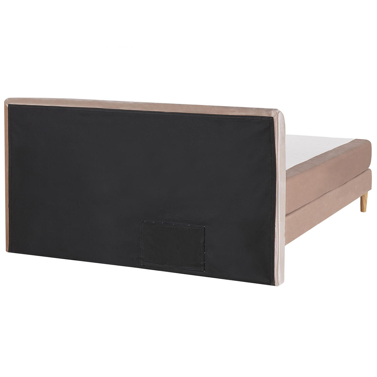 BOXSPRINGBETT 160/200cm Pastellrosa Marquise - Pink, Textil (160/200cm) - Beliani