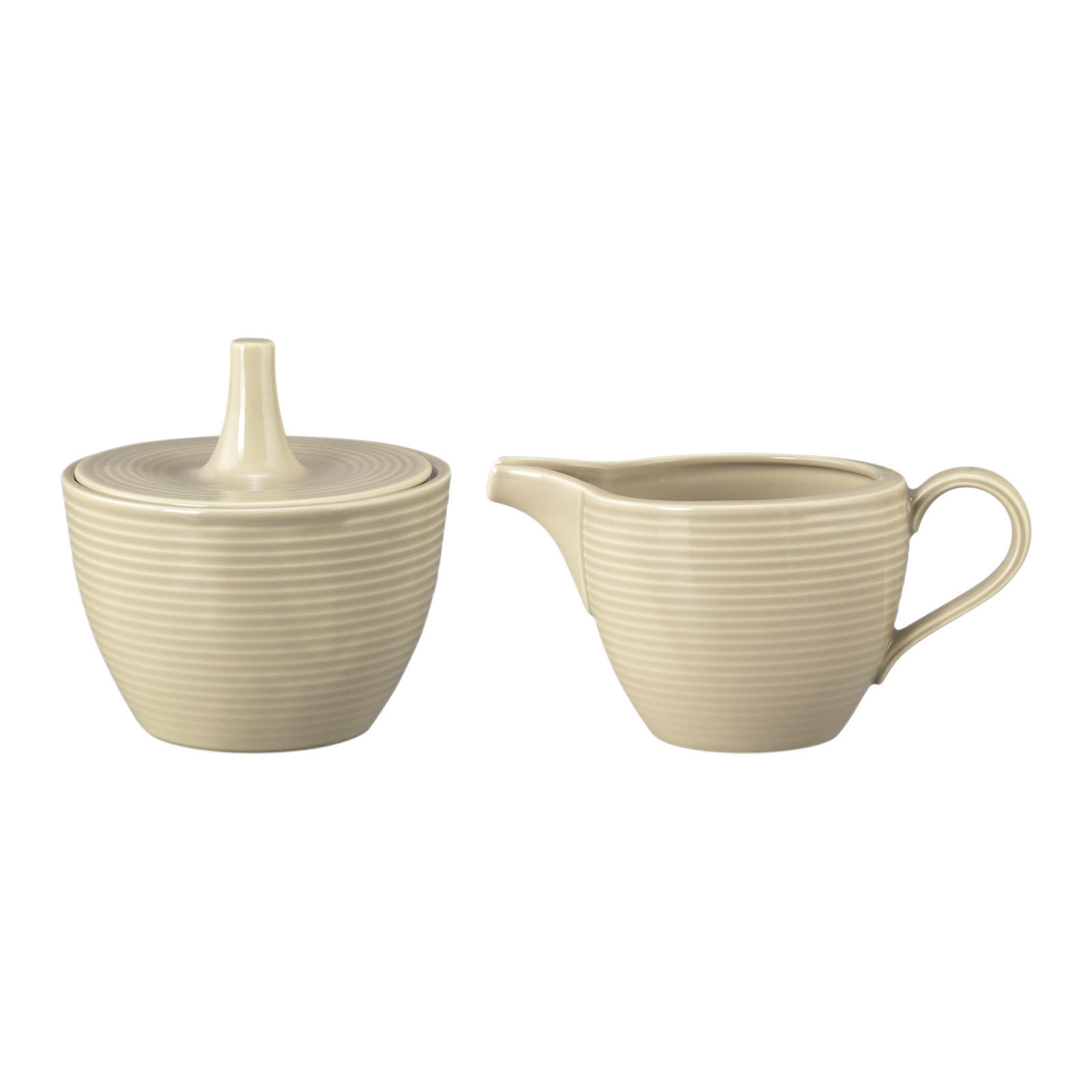 MILCH & ZUCKER SET Beat Color Glaze Sandbeige - Beige, Keramik (1/1cm) - Seltmann Weiden