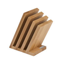 MESSERBLOCK Beige 12.5/26/12.5 cm AL42 - Beige, Holz (26/12.5/12.5cm) - ArteLegno