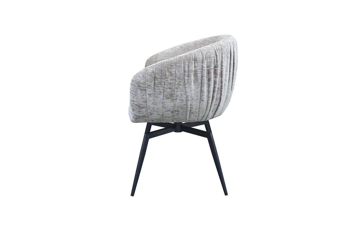 ESSZIMMERSTUHL LIMA Braun Webstoff - Hellbraun/Dunkelbraun, Kunststoff/Textil (57/80/60cm) - KAWOLA