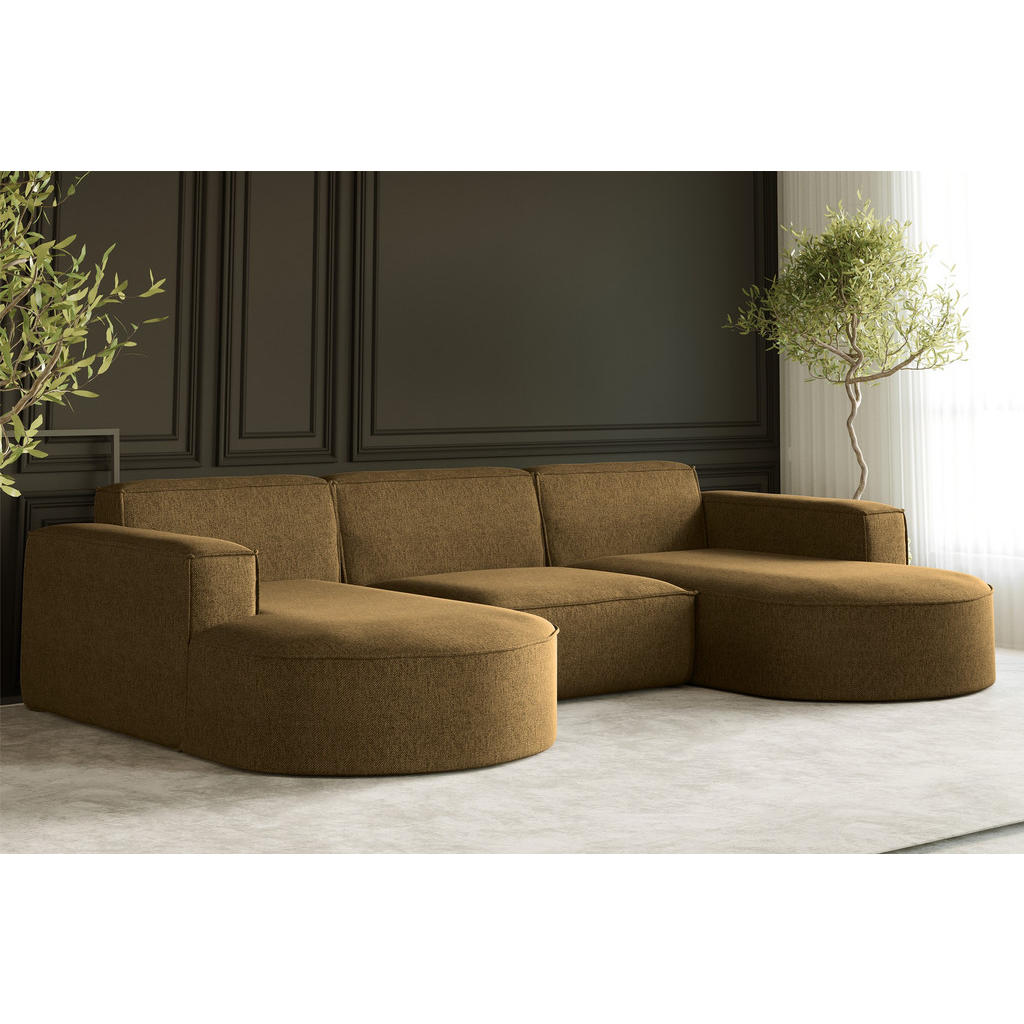 Thumbnail - Kaiser Möbel Ecksofa, Hellbraun, Holz, 299x165 cm, Wohnzimmer, Sofas & Couches, Wohnlandschaften, Ecksofas
