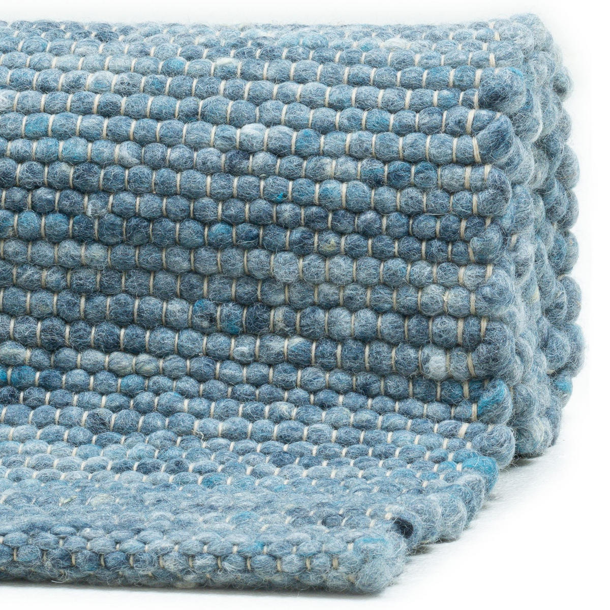 HANDWEBTEPPICH Atlas 70x140 cm - Blau, Textil (70/140cm) - Rug and Roll