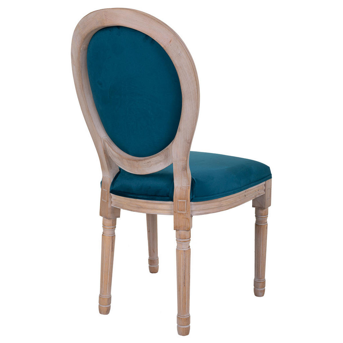 STUHL aus Holz, grau, 48x46cm - Blau, Kunststoff (48/96/46cm) - Wanderlust