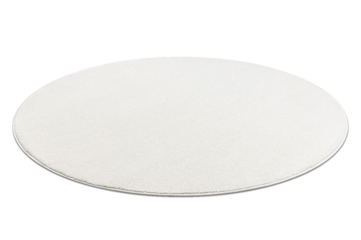 TEPPICH Softy 200 cm - Creme, Textil (200/200cm) - rugsX