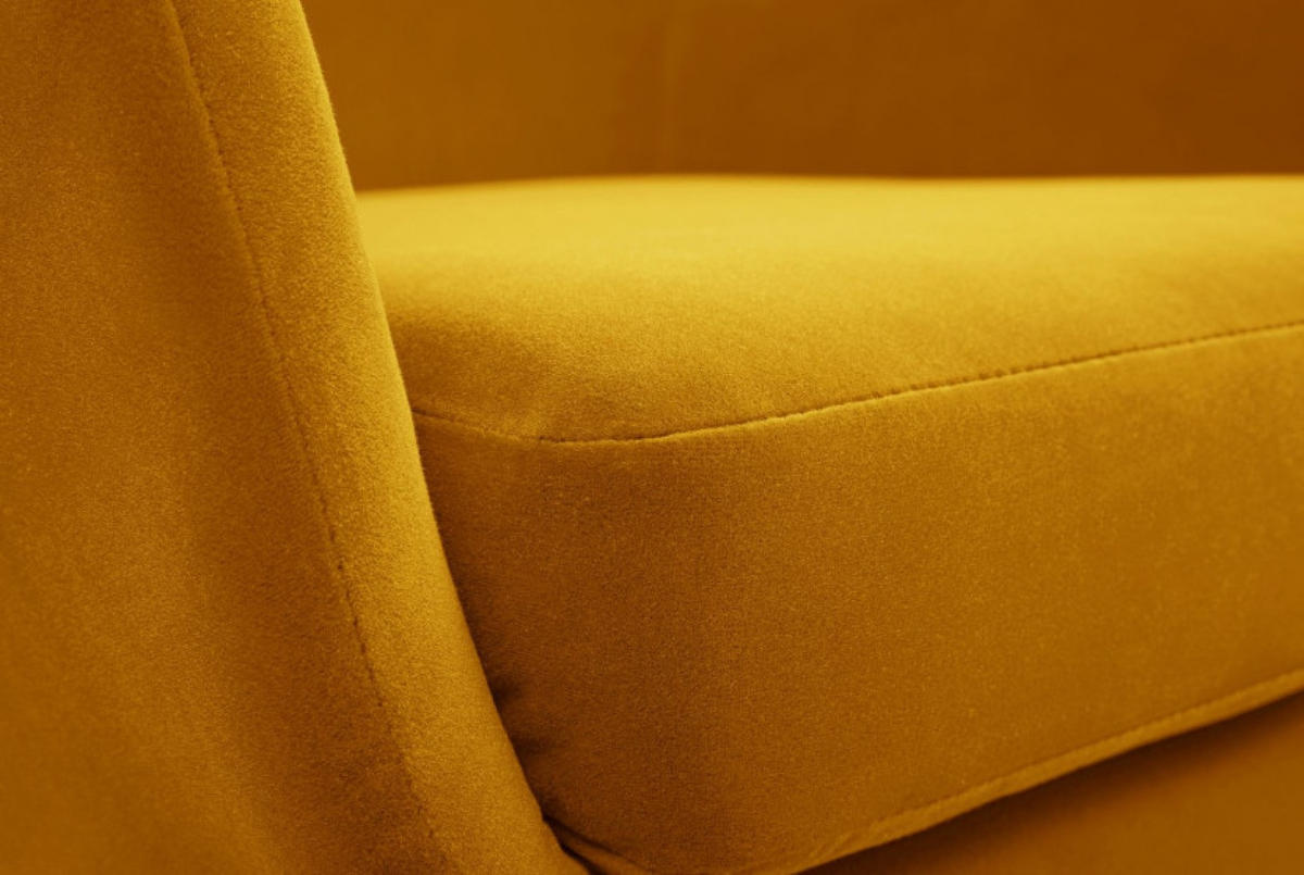 SESSEL Senfgelb ENZO Gepolstert Mit Gepolstertem Rückenlehne - Orange, Textil (72.5/101.5/83cm) - Sepro Meble