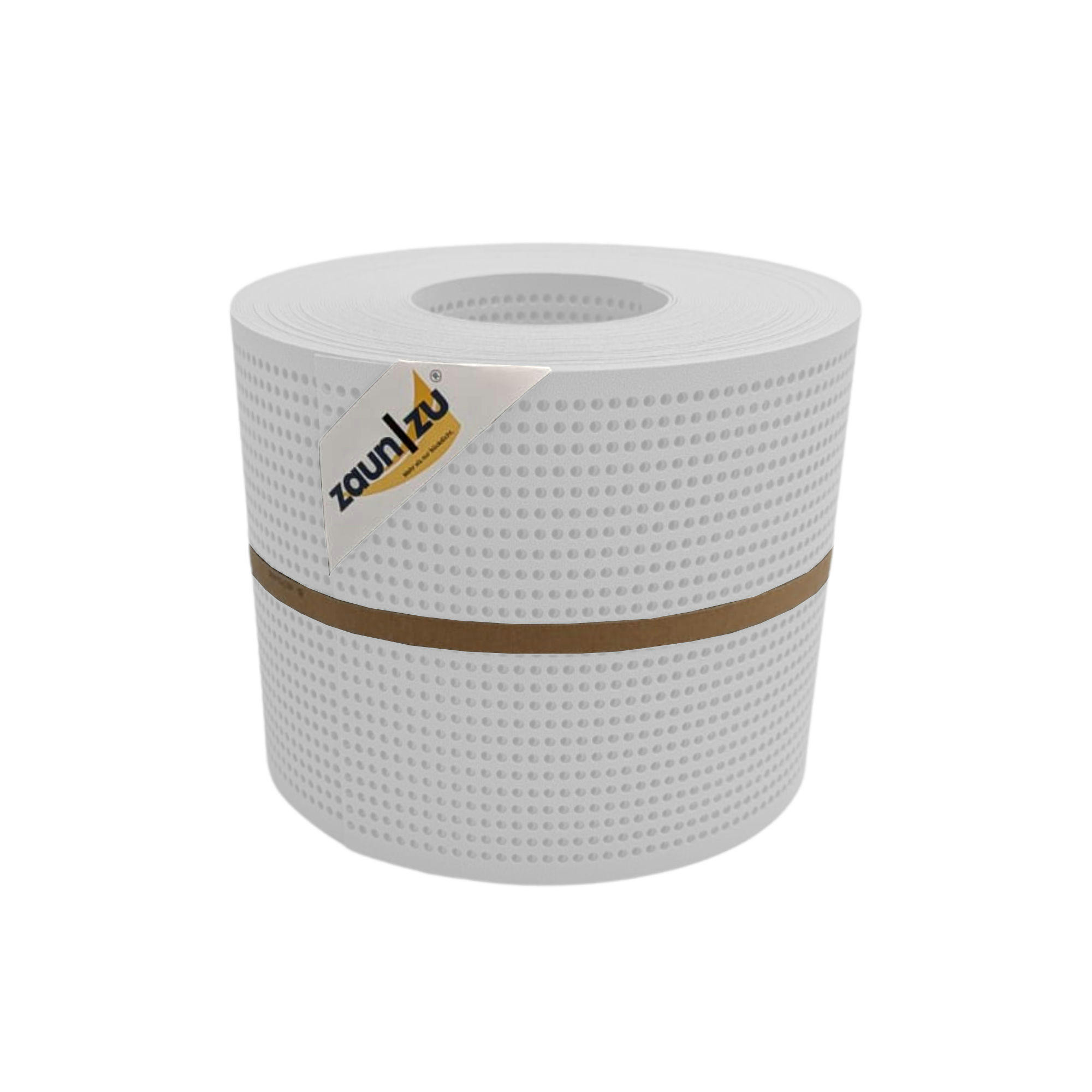SICHTSCHUTZSTREIFEN PP Premium Gelocht 30 Prozent Streifen Weiß 26m - Weiß, Kunststoff (2600/19cm) - ZAUN|ZU