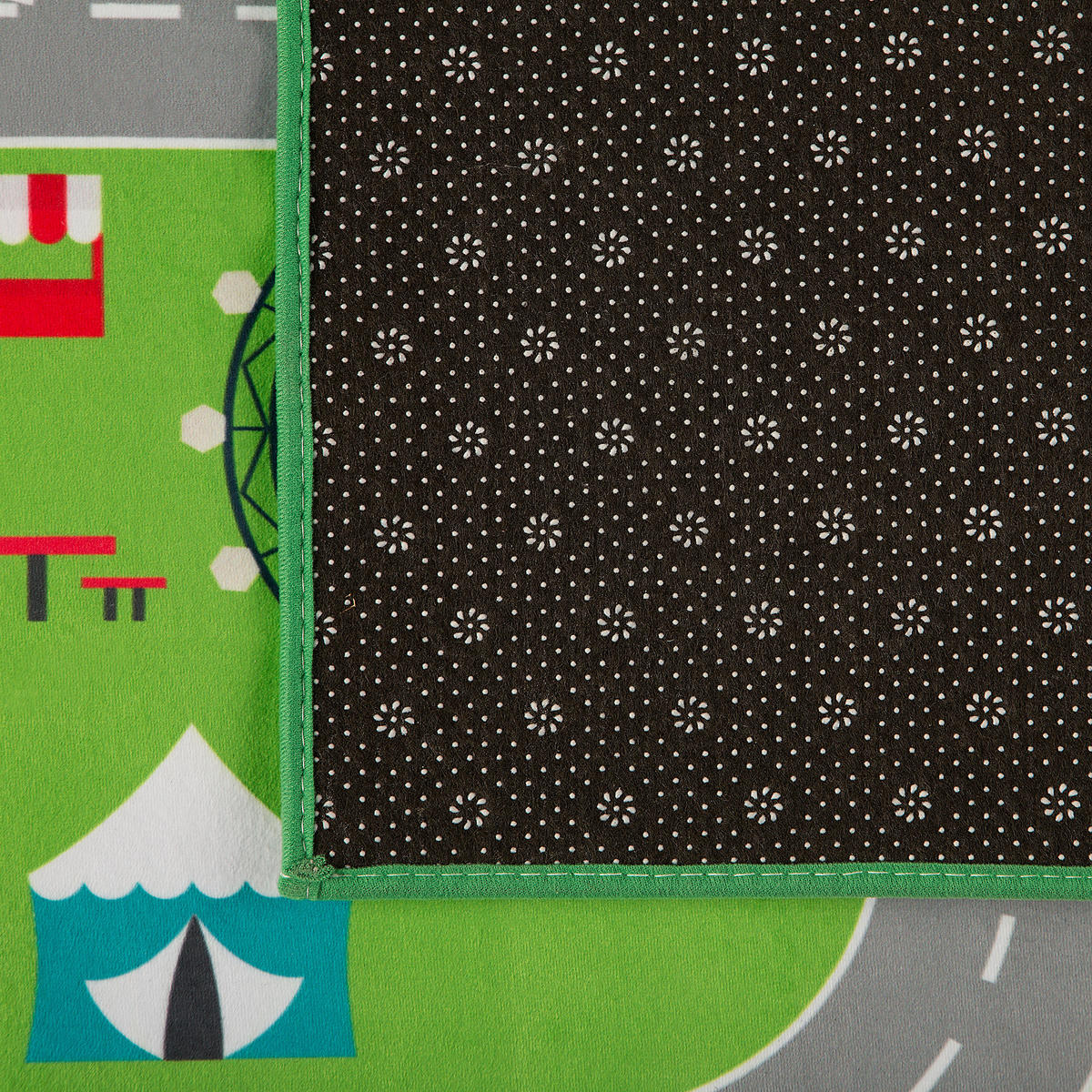 KINDERTEPPICH Seben 150/80 cm - Grün, Kunststoff (80/150cm) - Beliani