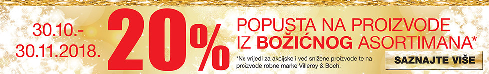 20% popust božićni asortiman Lesnina XXXL