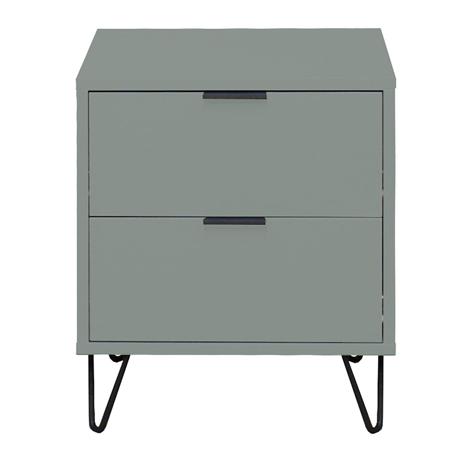 KOMMODE Erna 51x45x62 Pinie Green matt Lack - Grün, Holzwerkstoff (51/62/45cm) - 58aufmkessel