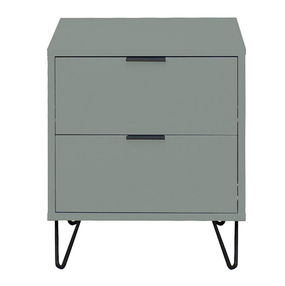 KOMMODE Erna 51x45x62 Pinie Green matt Lack - Grün, Holzwerkstoff (51/62/45cm) - 58aufmkessel