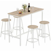 BAR-SET Eichefarben 110.0/50.0/89.5cm - Eichefarben, Holzwerkstoff (50/89.5/110cm)