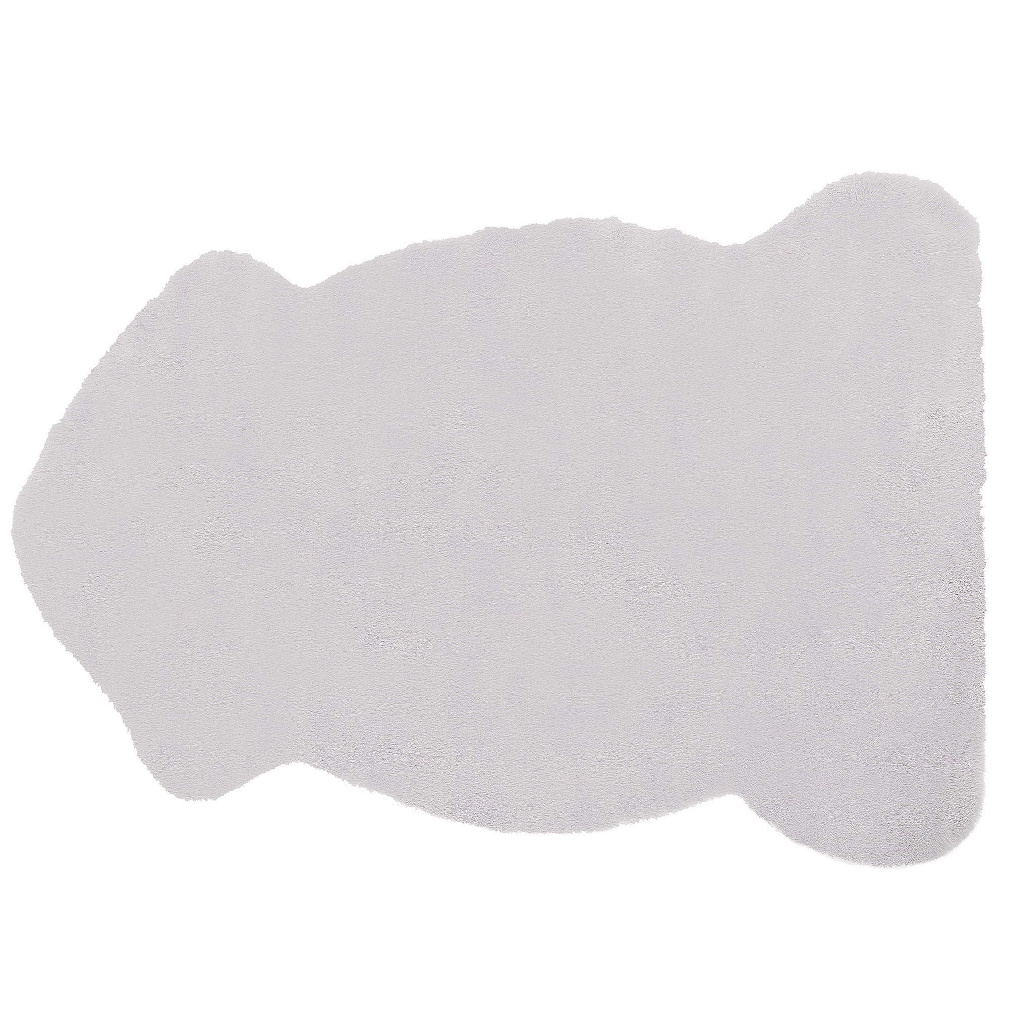 KUNSTFELL-TEPPICH Undara 90/60 cm - Grau, Kunststoff (60/90cm) - Beliani