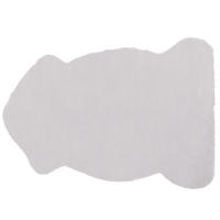 KUNSTFELL-TEPPICH Undara 90/60 cm - Grau, Kunststoff (60/90cm) - Beliani